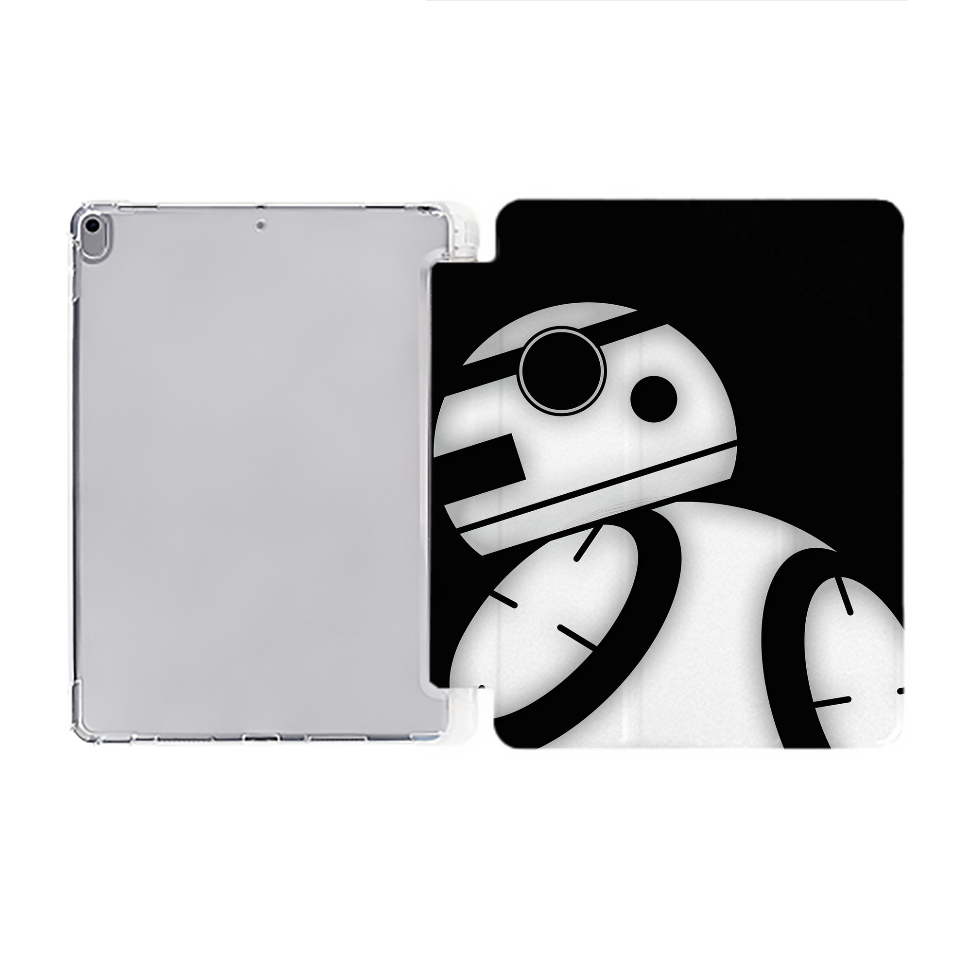 （画像用） スター・ウォーズ Star Wars IPad ケース ペン収納付き 三つ折りスタンド PUレザー×シリコン 対応機種9.5/10.5/10.9インチ